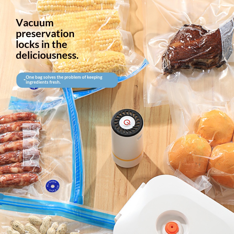 Meal Prep Vacuum Seal Containers - Mini pompe à vide électrique USB