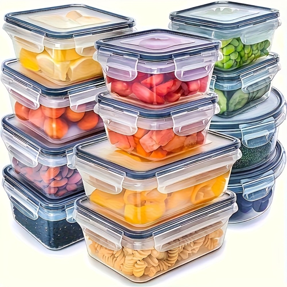 Meal Prep Containers Xl - Récipients alimentaires hermétiques sans BPA, 8