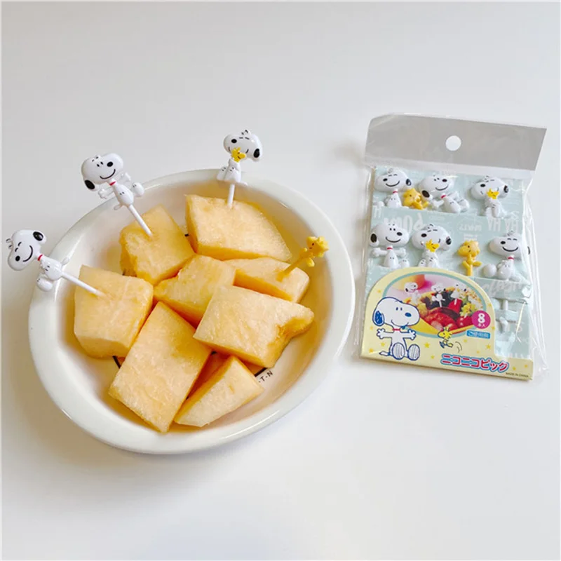 Rice Ball Mold - Fourchettes à fruits Snoopy pour bento,
