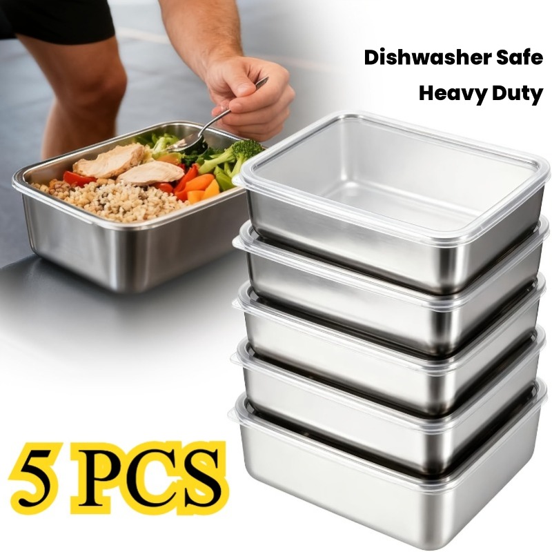 Ensemble de 5 contenants alime - Meal Prep Containers Xl avis et prix