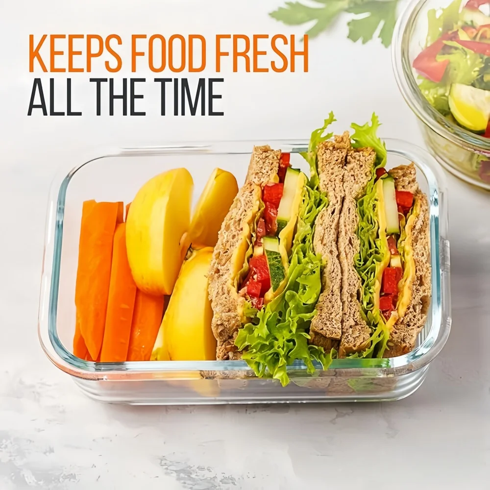 Boîte à lunch en verre sans BP - Meal Prep Rezepte avis et prix