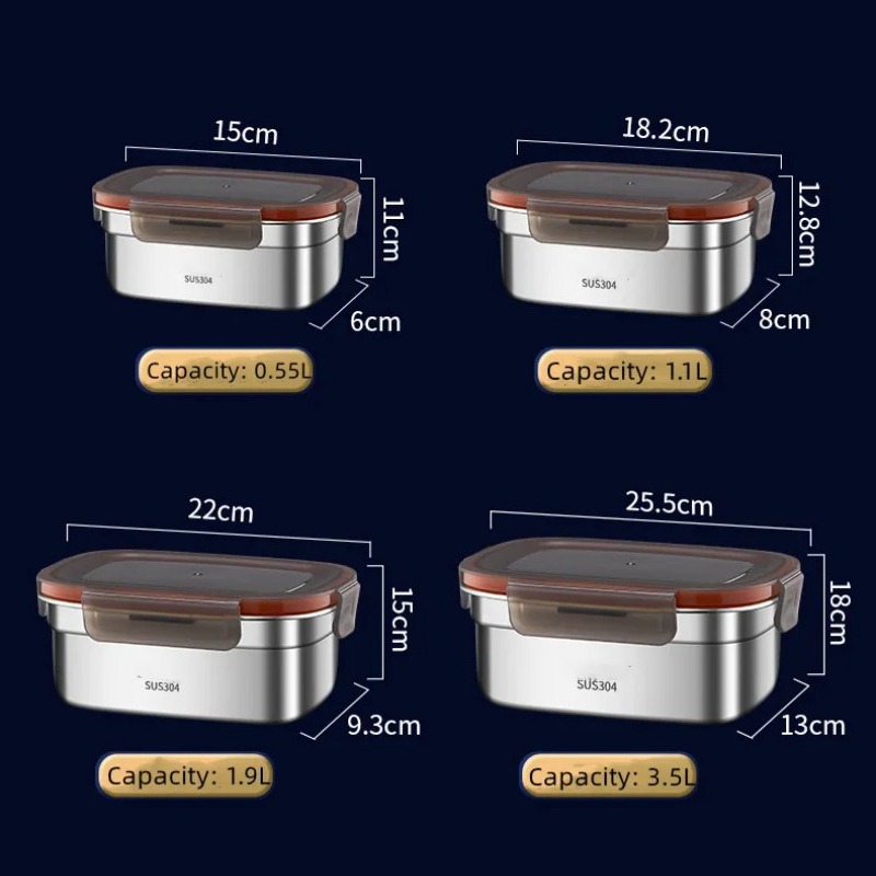 Boîte à Bento en acier inoxyda - Meal Prep Containers Xl avis et prix