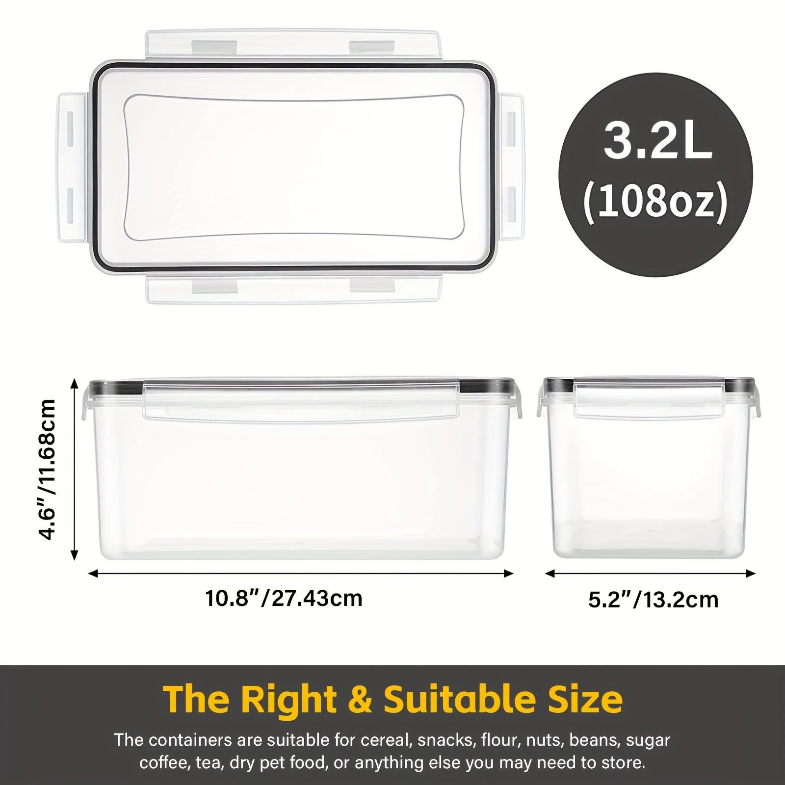 1/2/3/Ensembles de contenants  - Meal Prep Containers Xl avis et prix