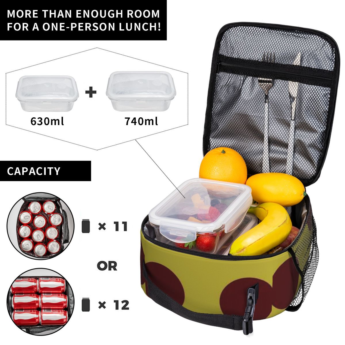 Sac de préparation de repas à  - Meal Prep Yellow avis et prix